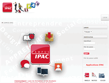 Tablet Screenshot of campus-ipac.com